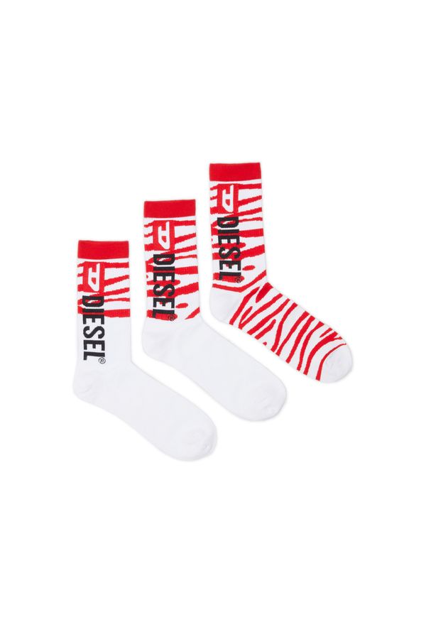 Diesel Diesel Socks - SKM-RAY-THREEPACK SOCKS white