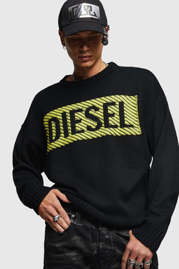 Diesel Diesel Sweater - KLOGOXC PULLOVER black