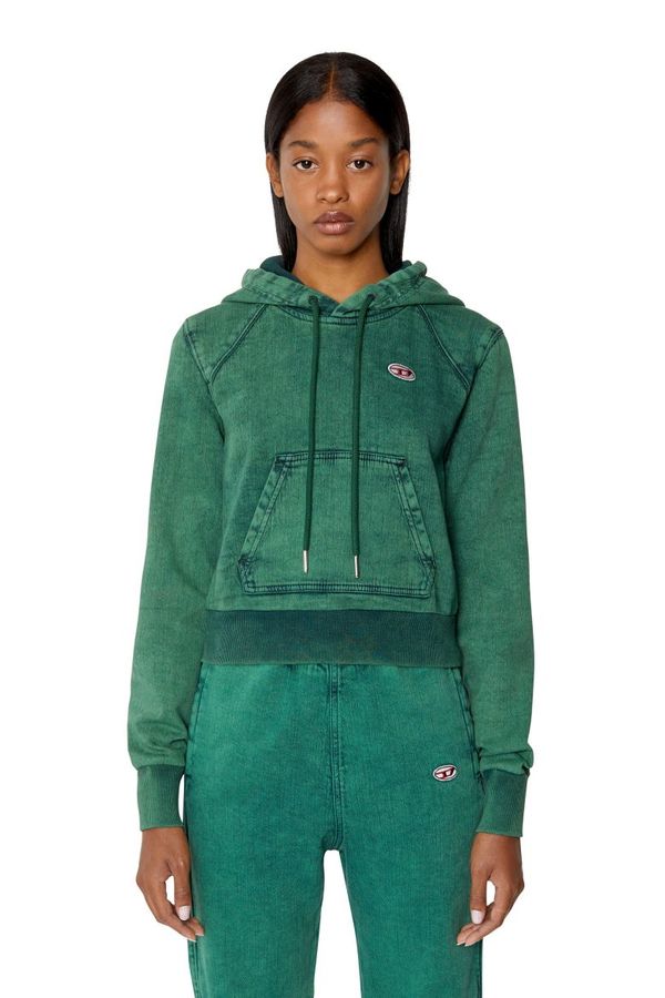 Diesel Diesel Sweatshirt - D-ANGY-HOOD-NE SWEAT-SHIRT green