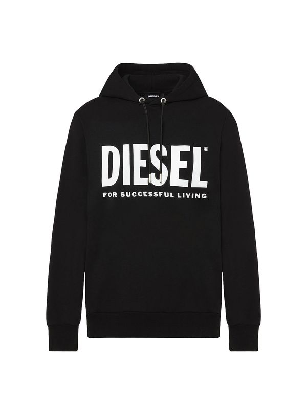Diesel Diesel Sweatshirt - FANGHOODLOGO SWEATSHIRT black