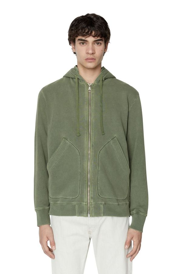 Diesel Diesel Sweatshirt - J-VESTOL JACKET green