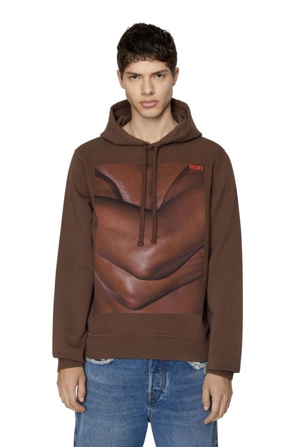 Diesel Diesel Sweatshirt - PR-S-GINN-HOOD-NP SWEAT-SHIRT brown