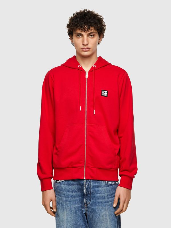 Diesel Diesel Sweatshirt - SGIRKHOODZIPK1 SWEATSHIRT red