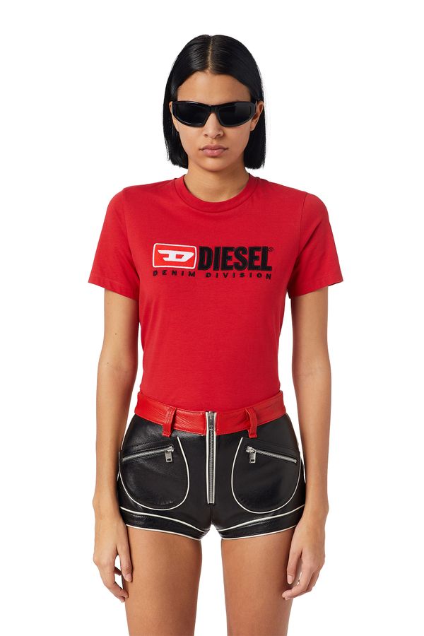Diesel Diesel T-shirt - T-REG-DIV T-SHIRT red