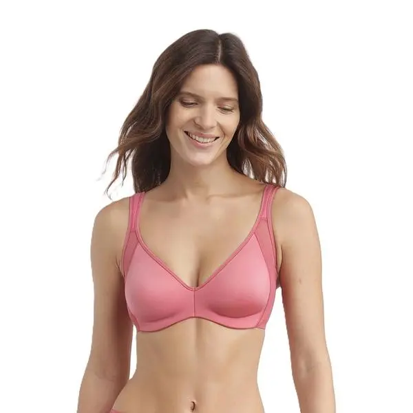 DIM DIM GENEROUS MINIMIZER BRA - Women's Shrinking Bra with Underwire - Pink