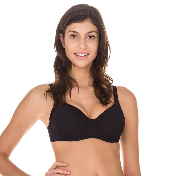 DIM DIM INVISIBLE GENEROUS BRA - Women's bra with bones - black