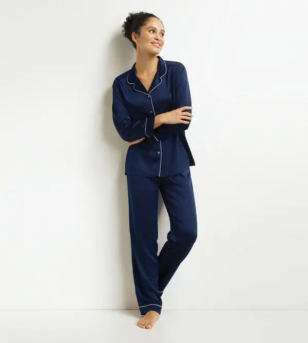 DIM DIM PYJAMA SET - Women's pajama set - dark blue
