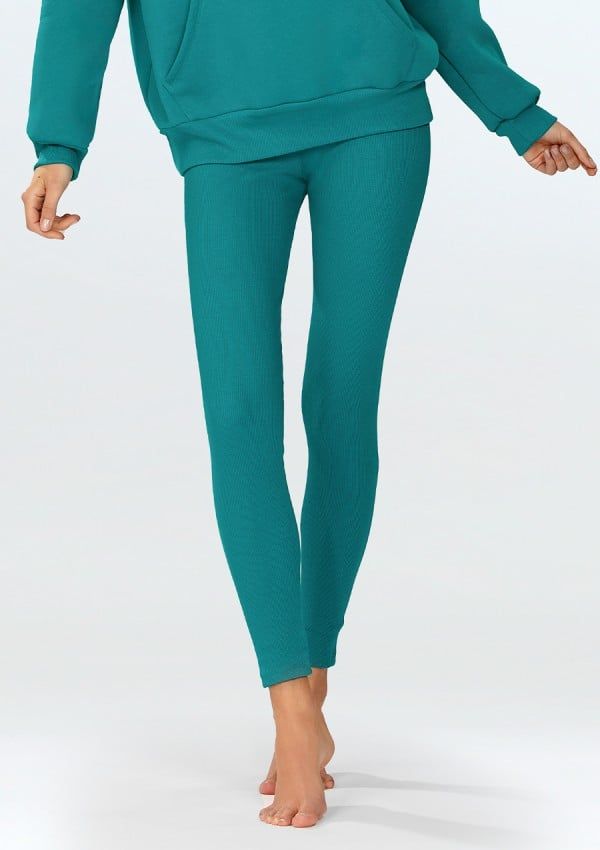 DKaren DKaren Woman's Leggings Halima Marine Green