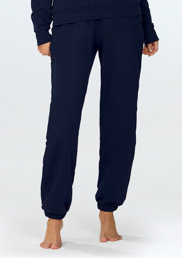 DKaren DKaren Woman's Pants Wenezja Navy Blue