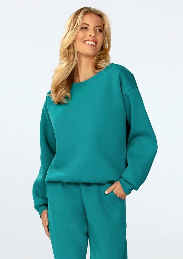 DKaren DKaren Woman's Sweatshirt Rehema Marine Green