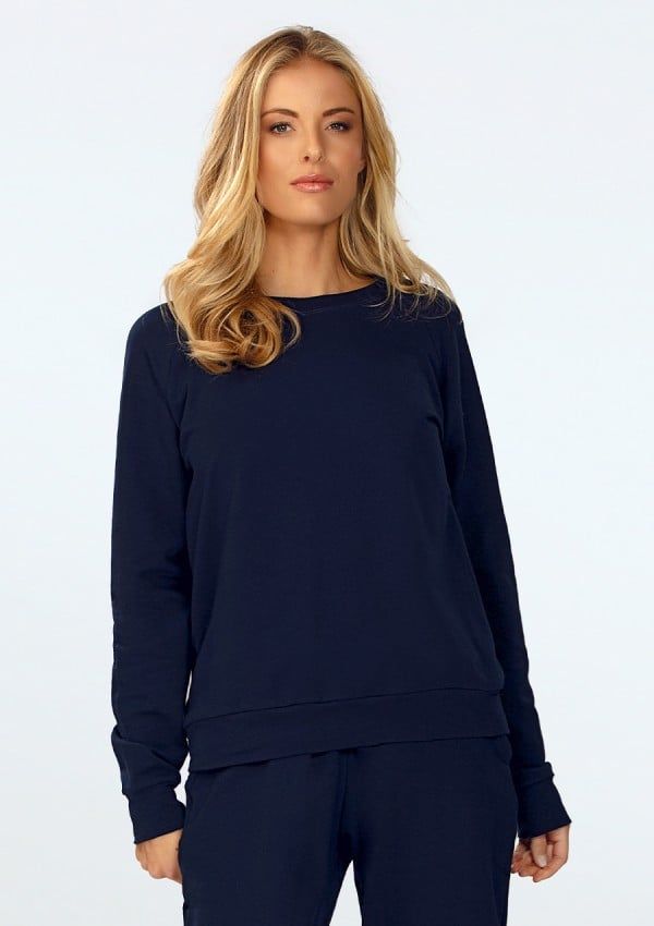 DKaren DKaren Woman's Sweatshirt Wenezja Navy Blue