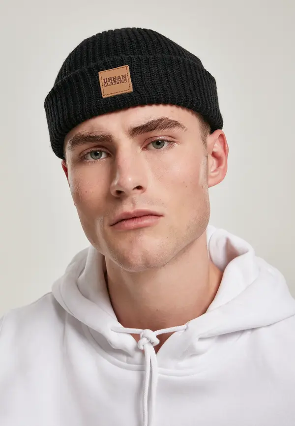 Urban Classics Dogger Beanie Black