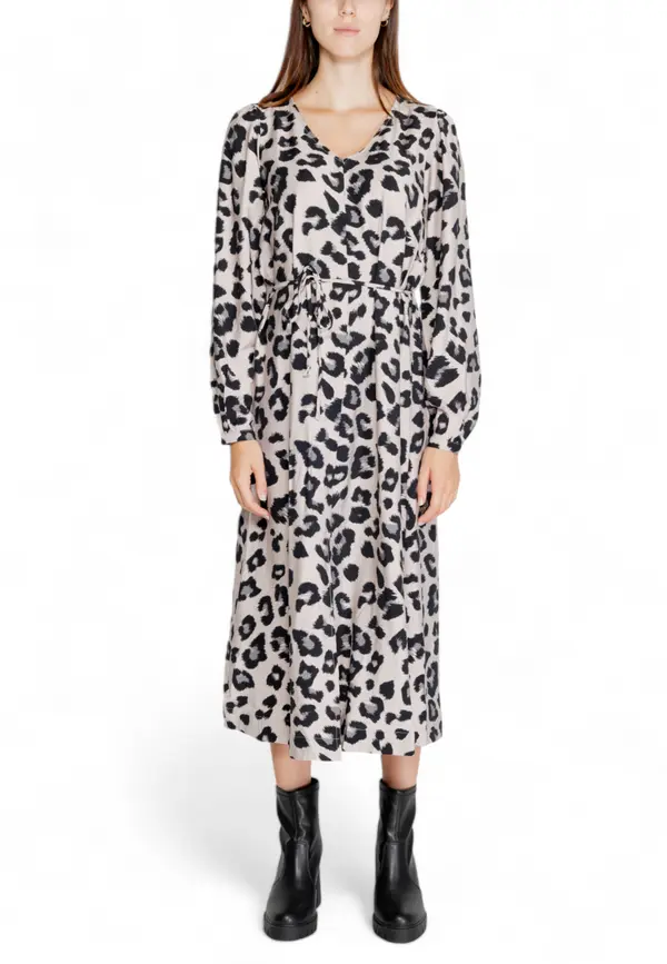 Jacqueline de Yong Dolga obleka z leopardjim vzorcem Jacqueline De Yong