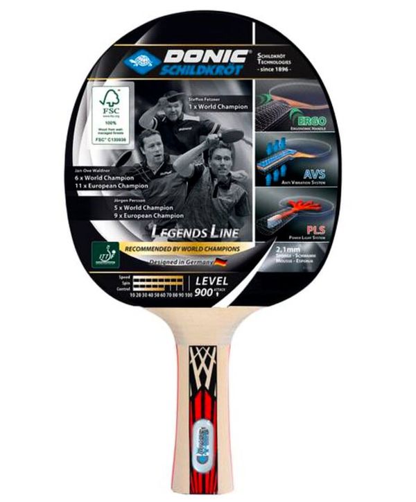 Donic Schildkröt Donic Schildkröt Legends Line 900 Table Tennis Bat.