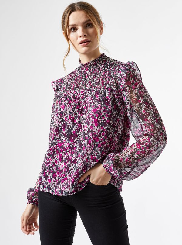 Dorothy Perkins Dorothy Perkins Purple Floral Blouse