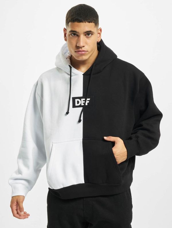 DEF Double Hooded 2 Face Men black