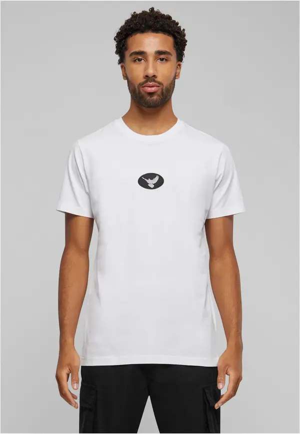 Mister Tee Dove Patch Tee White