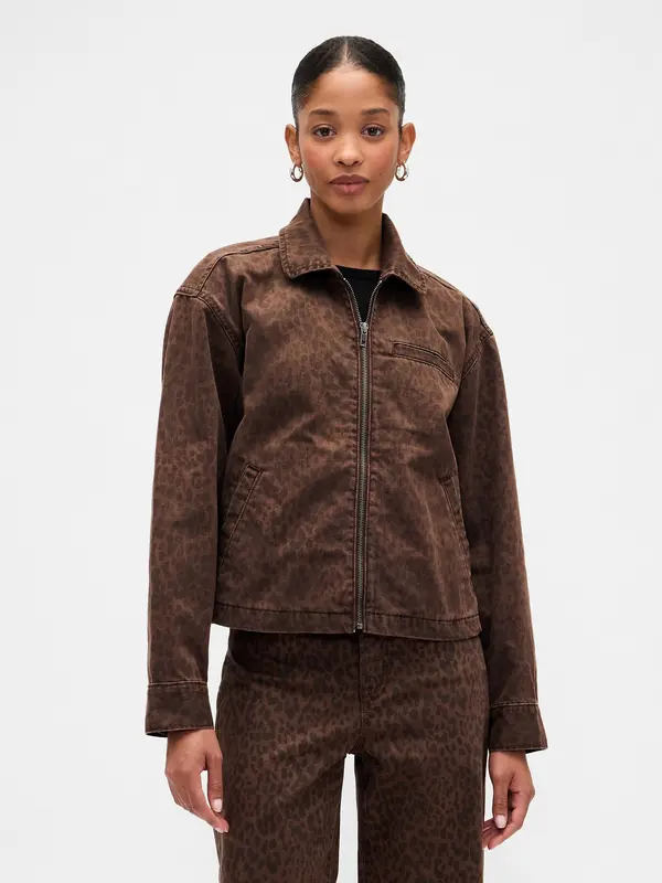 GAP Dres z leopardjim potiskom GAP