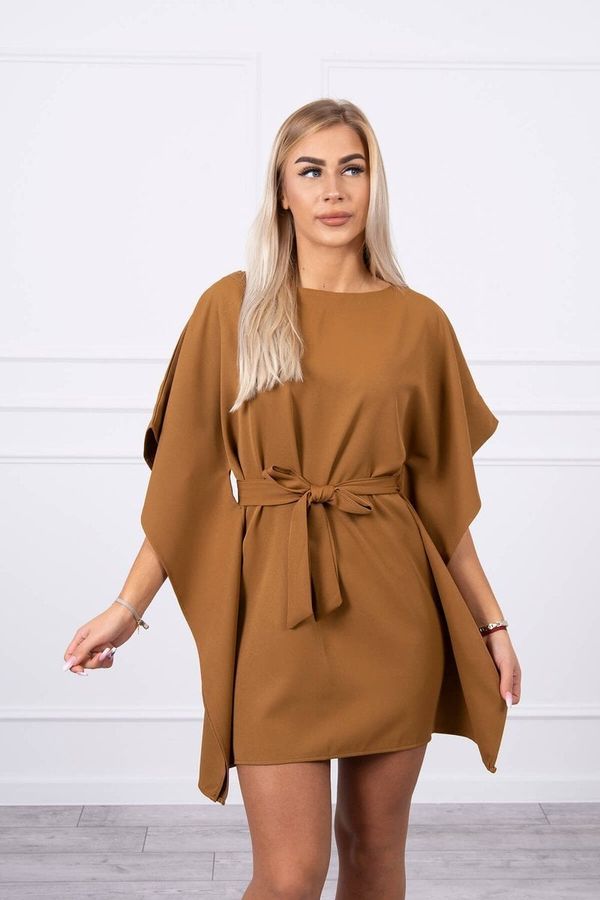 Kesi Dress batwings Oversize camel