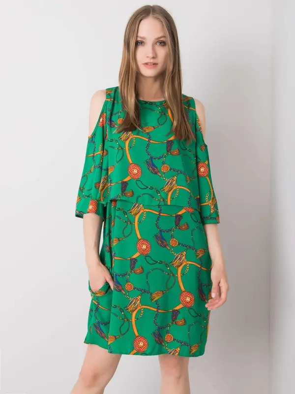RUE PARIS Dress-CHA-SK-0633.18P-green