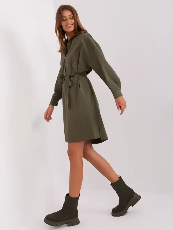 ZULUNA Dress-CHA-SK-9010.70-khaki