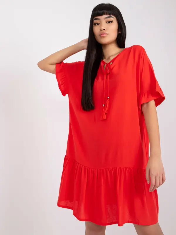 Sublevel Dress-D73761M30306A-red
