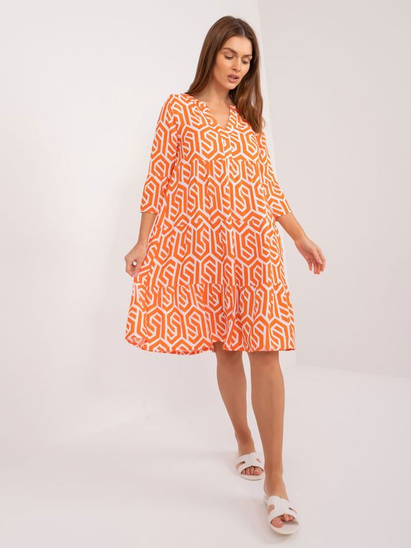 Sublevel Dress-D73771M30214K-orange