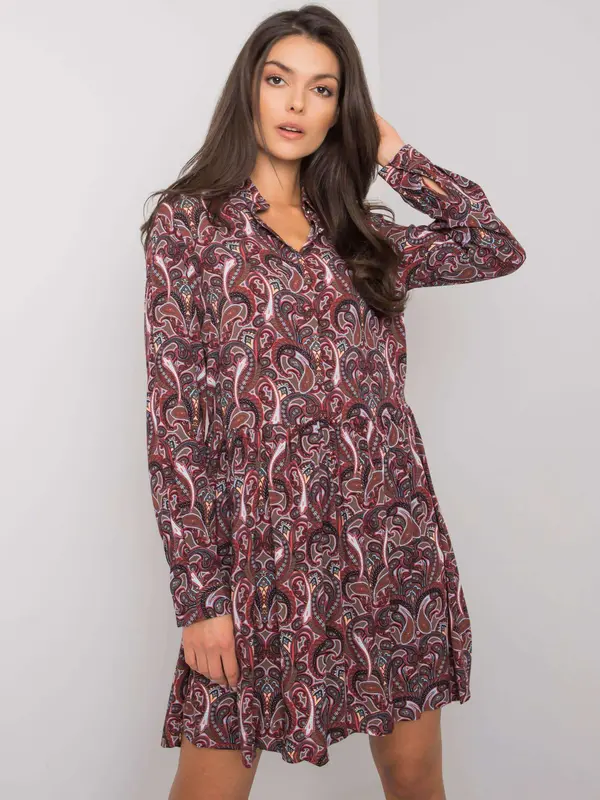 Fresh Made Dress-D73771M30227-dark brown