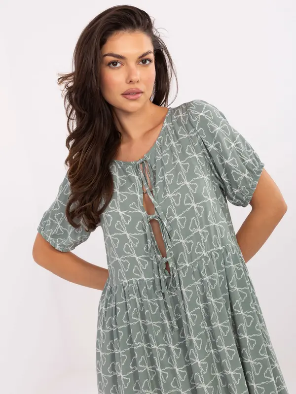 Sublevel Dress-D73771M30466A-pistachio