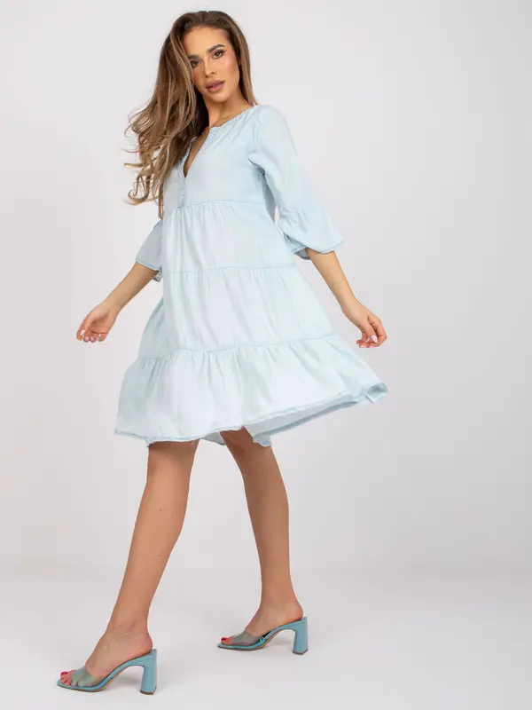 Sublevel Dress-D74501M30214L155-light blue