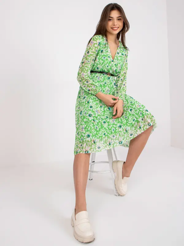 Italy Moda Dress-DHJ-SK-10536A-1.80-Light Green