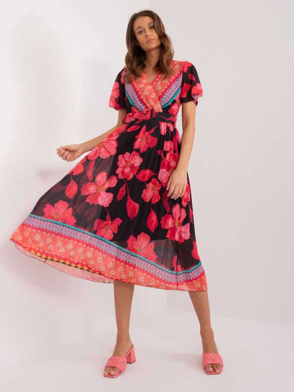 Italy Moda Dress-DHJ-SK-11331-5.19-black-red