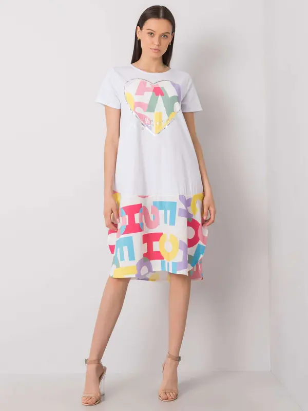 Italy Moda Dress-DHJ-SK-13119.26P-white