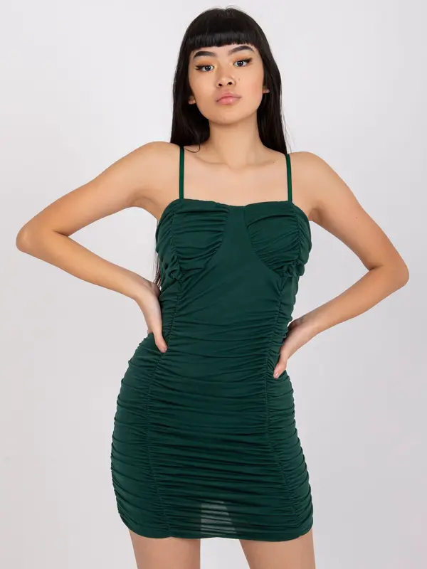 Italy Moda Dress-DHJ-SK-13930.90-dark green