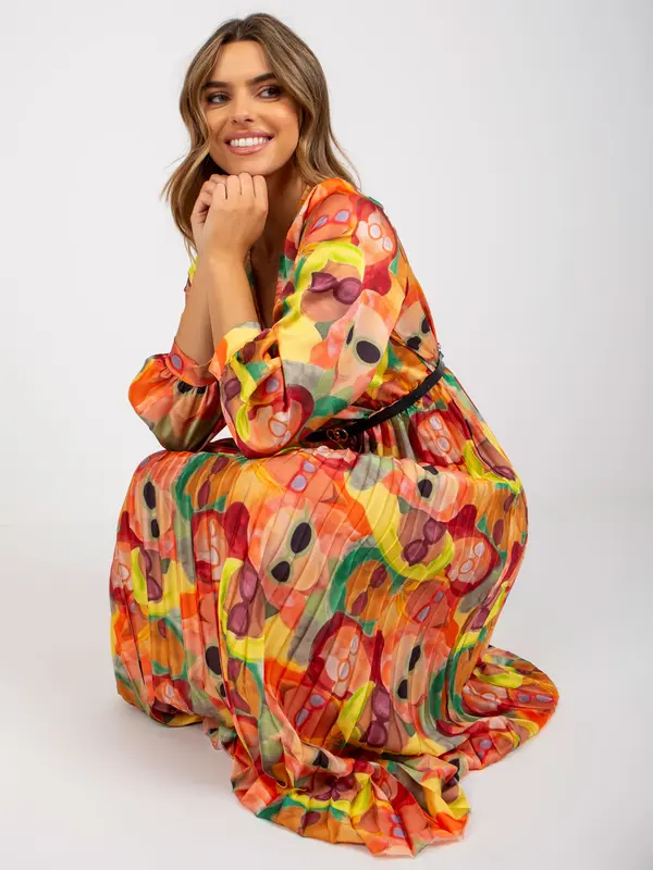 Italy Moda Dress-DHJ-SK-15163.84-Orange