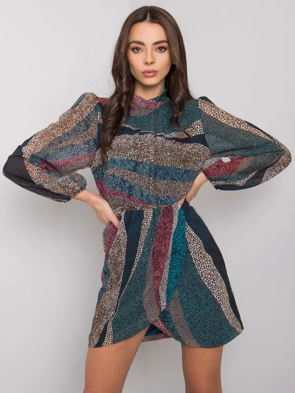 Italy Moda Dress-DHJ-SK-15265.90-Sea