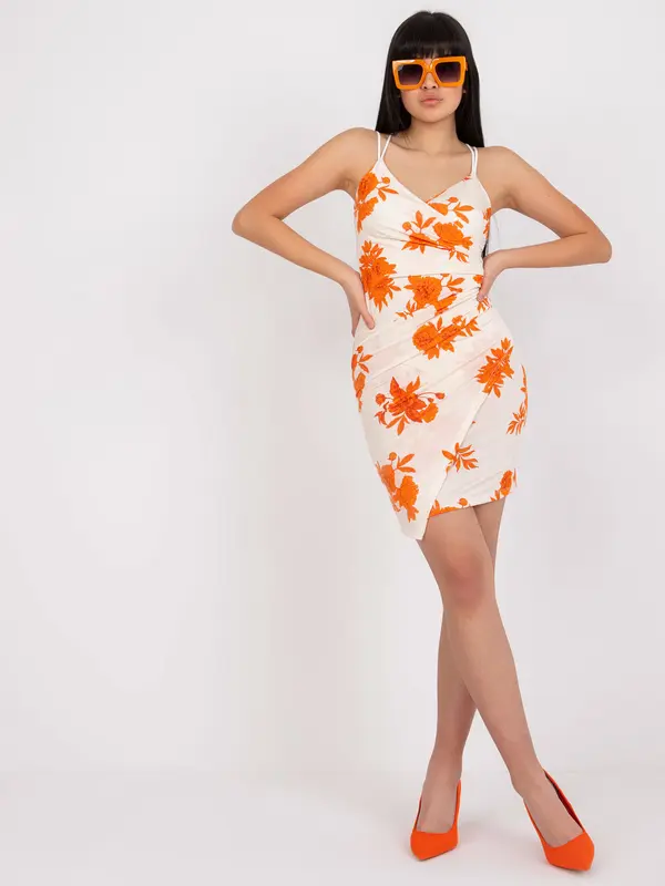 Italy Moda Dress-DHJ-SK-15876.35-Orange