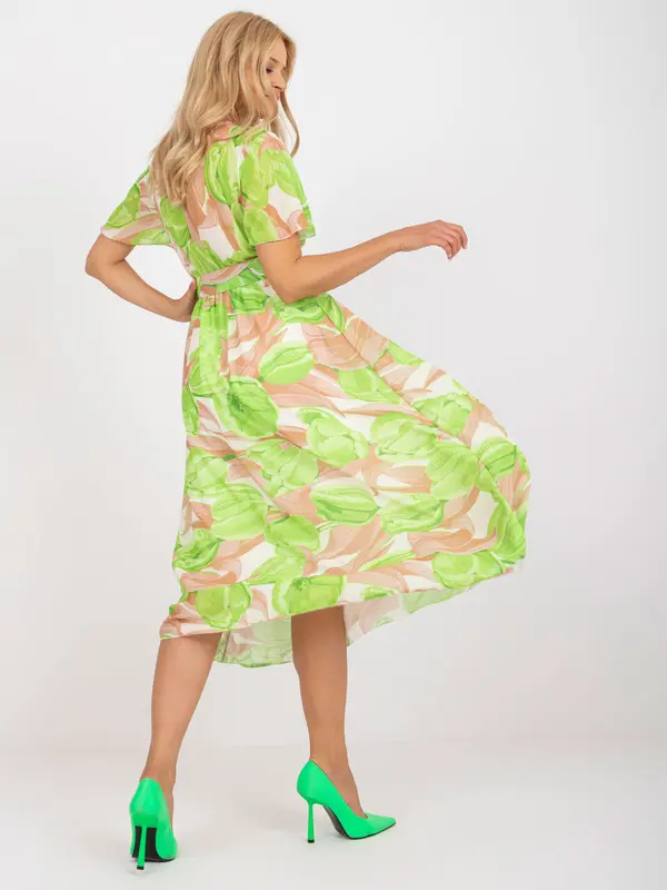 Italy Moda Dress-DHJ-SK-15967.54P-light green