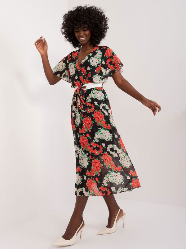 Italy Moda Dress-DHJ-SK-17258.01-black-red