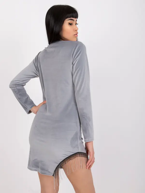 Italy Moda Dress-DHJ-SK-6509.82P-grey