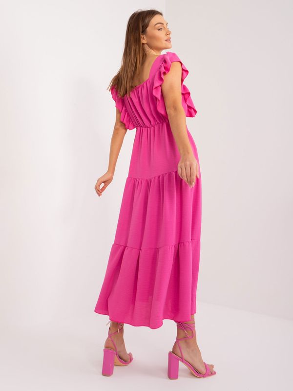 Italy Moda Dress-DHJ-SK-8352.04-dark pink