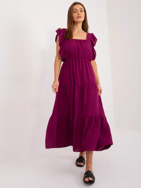 Italy Moda Dress-DHJ-SK-8352.04-dark purple