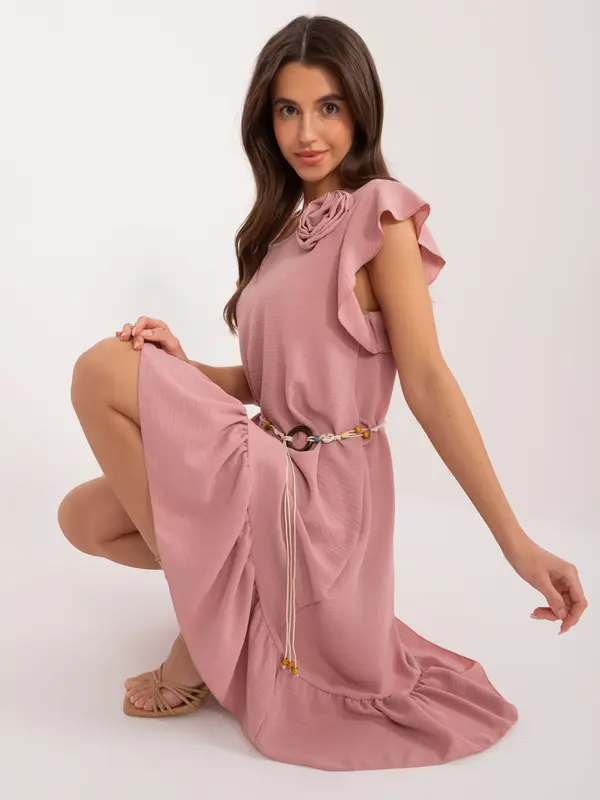 Italy Moda Dress-DHJ-SK-8921.98-Pink