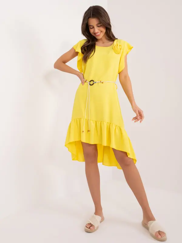 Italy Moda Dress-DHJ-SK-8921.98-yellow