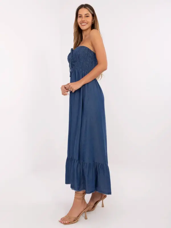 Italy Moda Dress-DHJ-SK-A9051.96-dark blue
