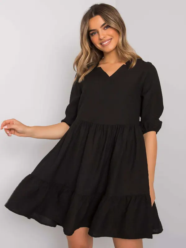 ex moda Dress-EM-SK-004.06-black
