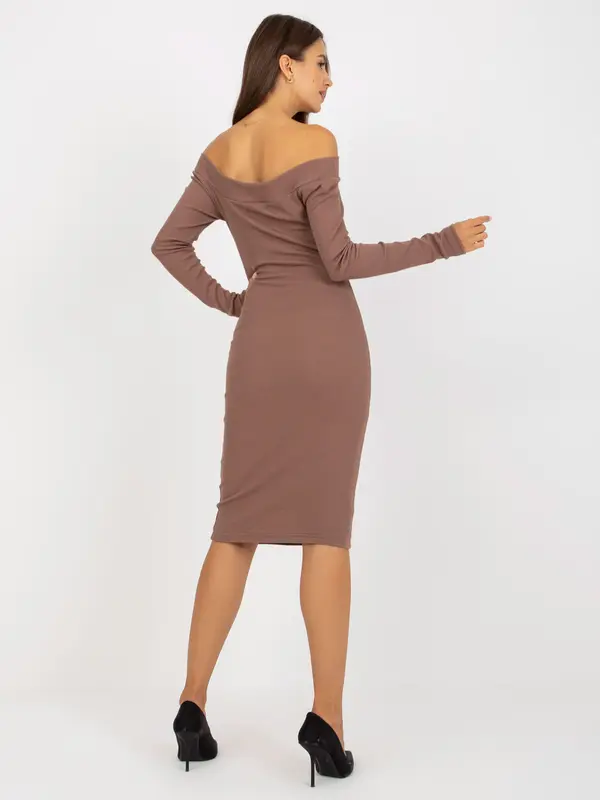 City Donna Dress-EM-SK-674.26P-brown