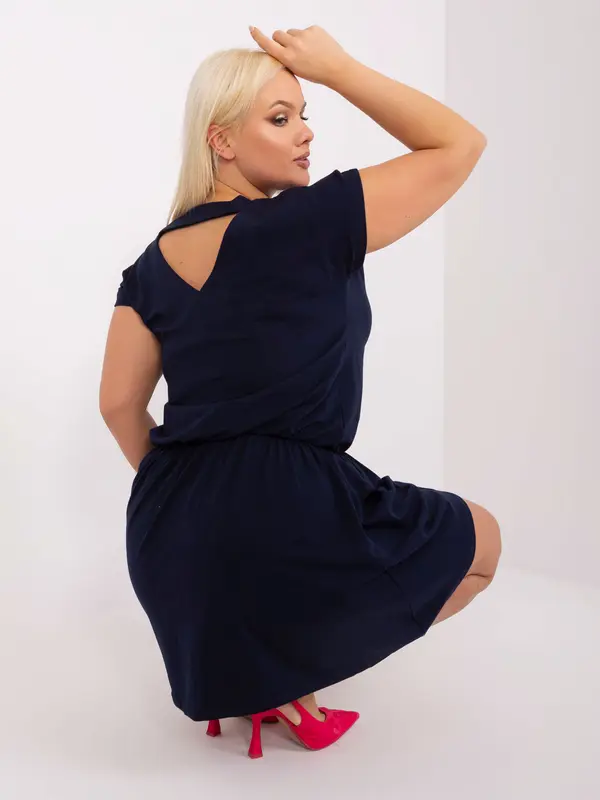 Lily Rose Dress-EM-SK-HS-21-105.12-navy blue