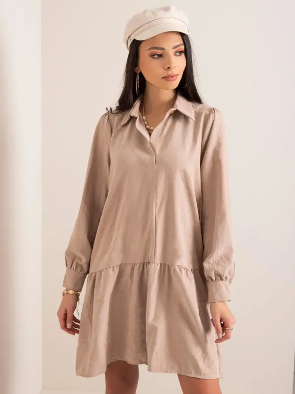 Factory Price Dress-EM-SK-L1018.39P-beige