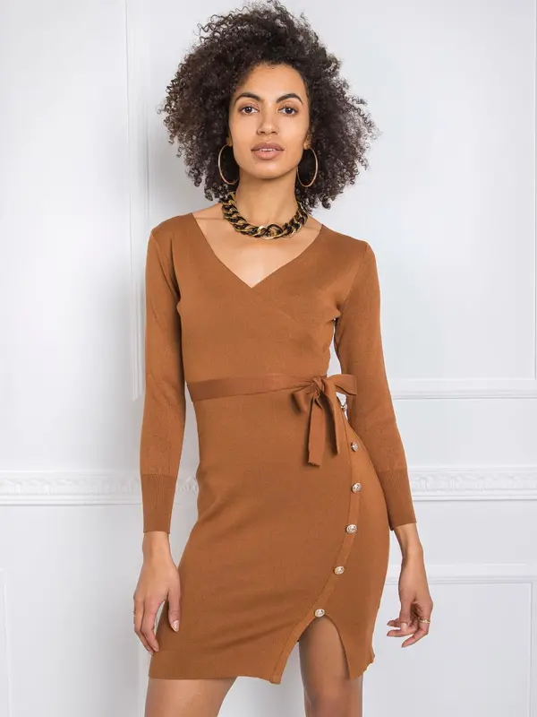 Factory Price Dress-EM-SK-PL3965.14P-light brown